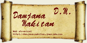 Damjana Makitan vizit kartica